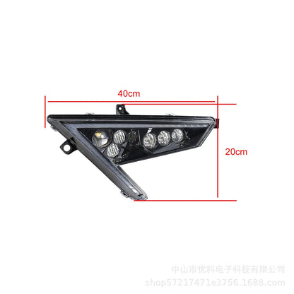 RGB LED Headlights with Symphony Color Modes for Polaris RZR Pro XP (2020–2021)