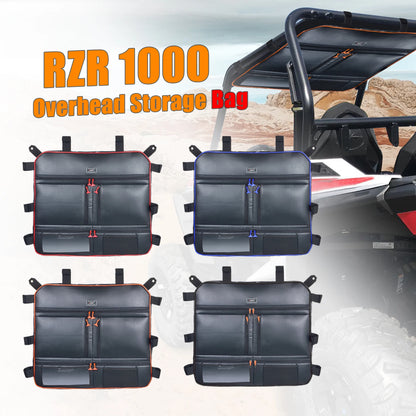 Waterproof Overhead Storage Map Bag for Polaris RZR XP 1000 (2014–2023)