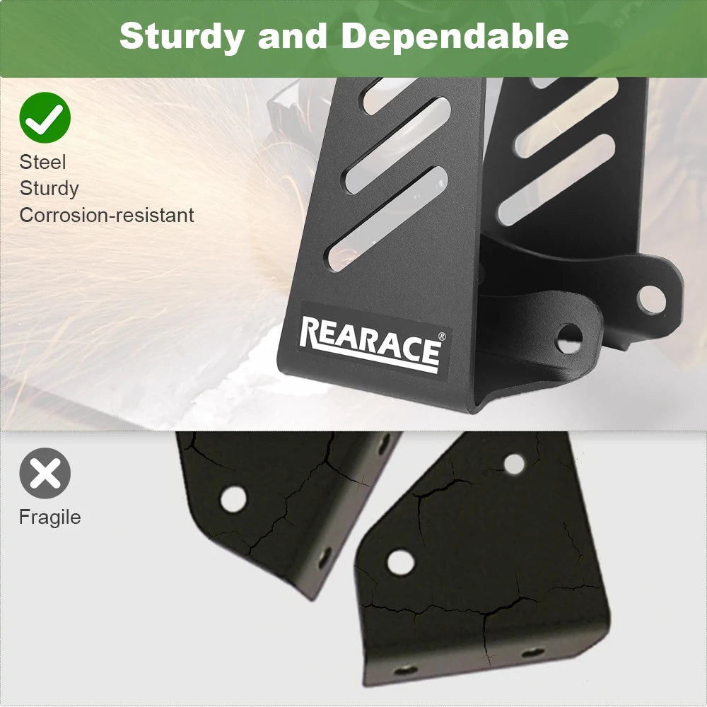 Roof Mount Brackets for 42-Inch LED Light Bar for Kawasaki Teryx KRX 1000 (2020–2024)