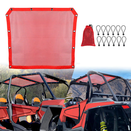 Full Roof Mesh Sun Shade with PVC Panels for Polaris RZR Pro XP (2020–2026)