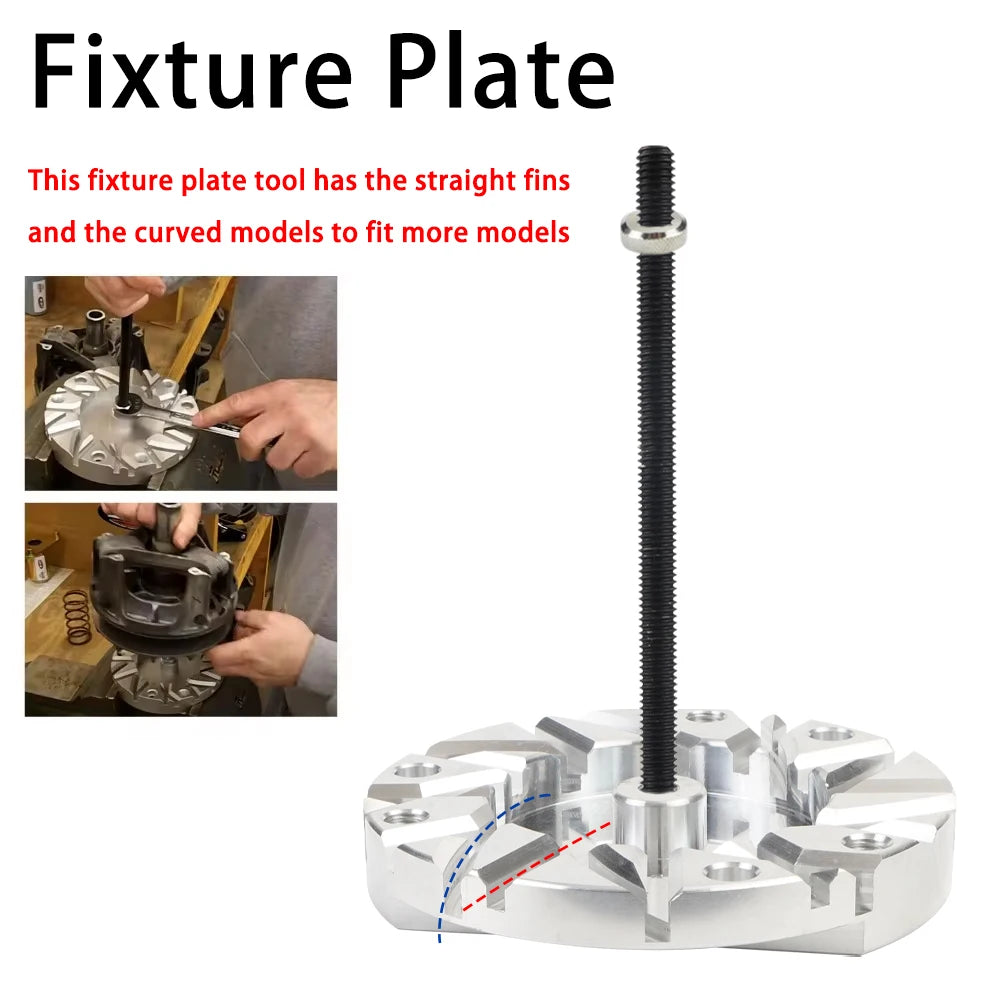 Complete Primary & Secondary Clutch Compression Tool Kit for Polaris RZR 900, RZR XP 1000 & More
