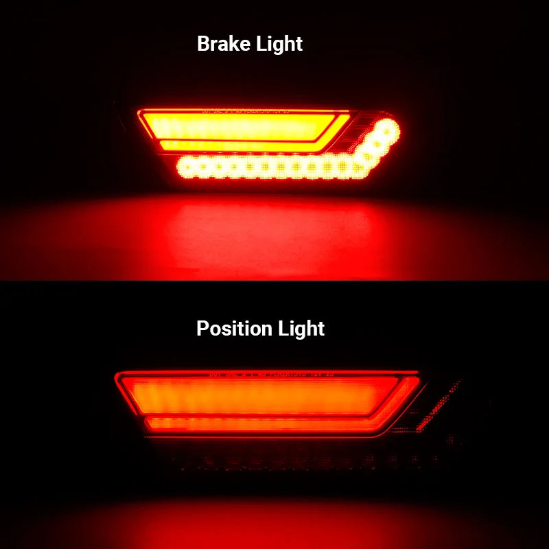 DOT LED Tail Lights with DRL Running Lights for Polaris RZR 900, RZR XP 1000 & RZR XP Turbo