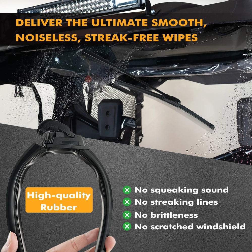 Electric Wiper Assembly with Washer Reservoir for Can-Am Maverick X3 (2017–2021)