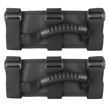 Heavy-Duty Nylon Roll Bar Grab Handles, 1.5–2 Inch for UTV & SXS