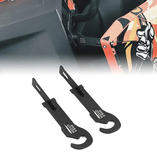 KEMIMOTO 4.5-Inch Vent Extender Door Latches (Pair) for Polaris RZR Pro XP, RZR Pro R & More