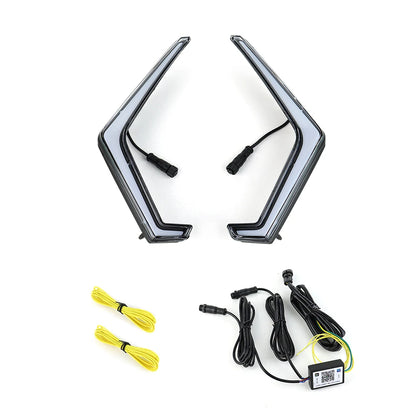 RGB Chasing LED Fang Turn Signal Lights (Pair) for Polaris RZR XP 1000 & RZR XP Turbo