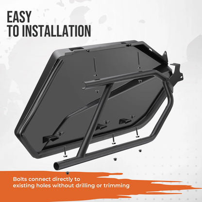 4-Door Lower Door Insert Panels with Metal Frame for Can-Am Maverick X3 (2017–2026)