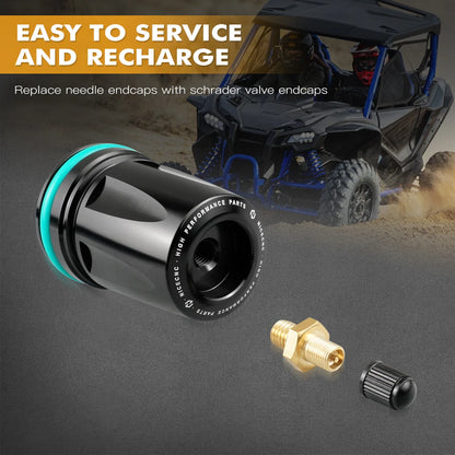 Nitrogen Shock Reservoir Replacement End Caps for UTV & SXS