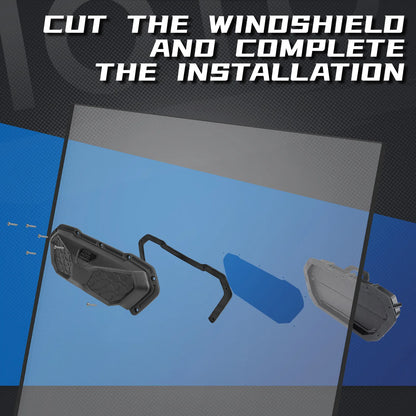 KEMIMOTO Windshield Roof Vent Kit for Defrost and Defog for UTV & SXS