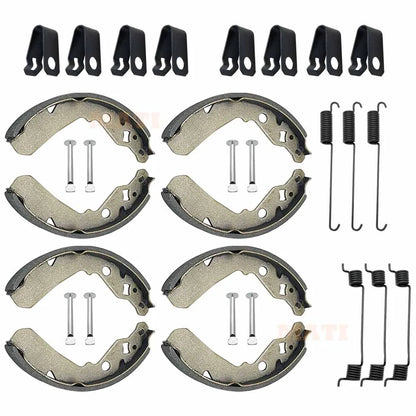 Front and Rear Brake Shoes Kit for Kawasaki Mule SX (2017–2022)