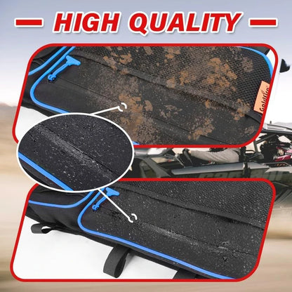 Front Upper Door Bags with Removable Knee Pads for Can-Am Maverick X3 (2017–2026)