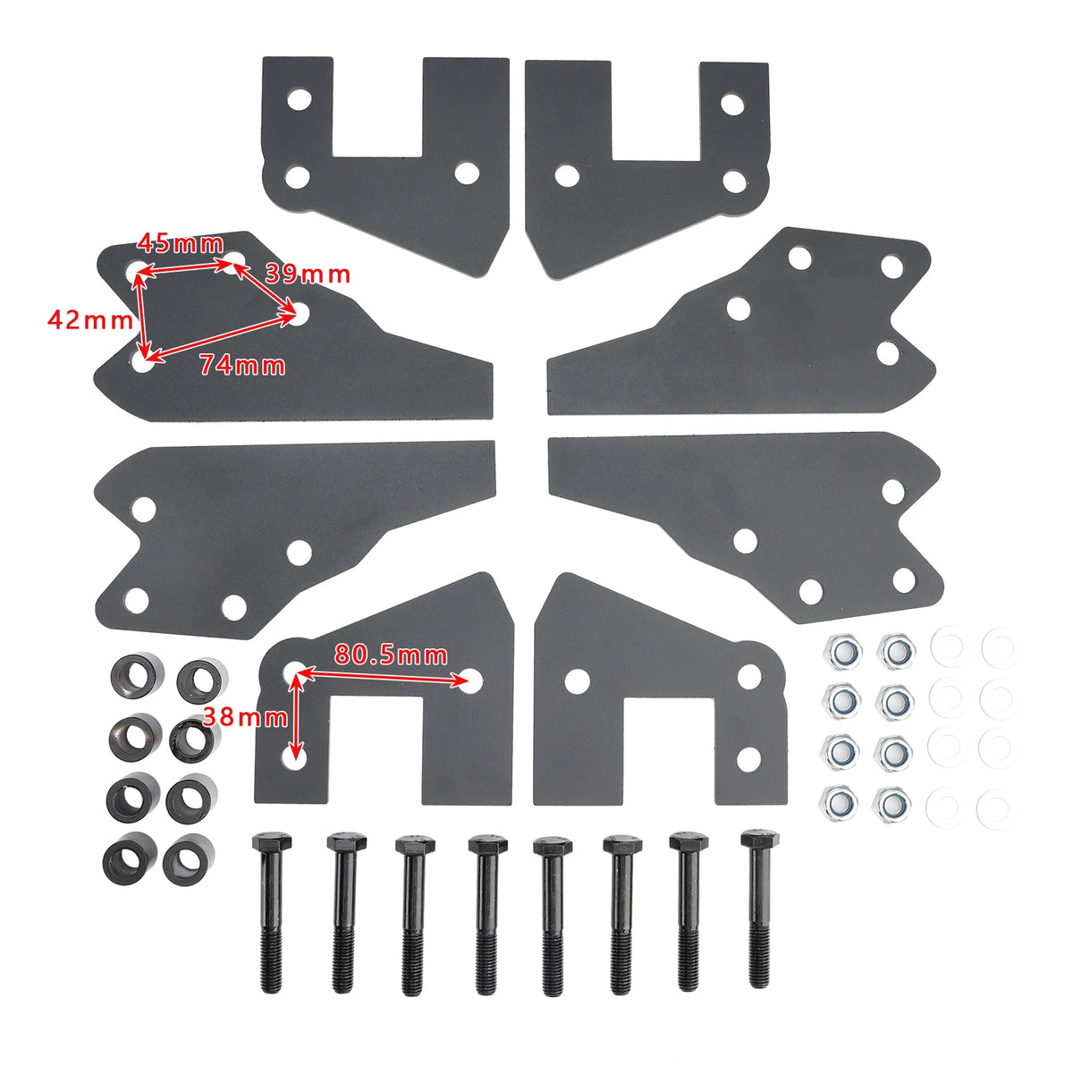 3-Inch Front and Rear Suspension Lift Kit for Polaris Ranger 570, Ranger XP 1000 & Ranger 1000