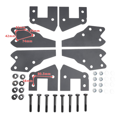 3-Inch Front and Rear Suspension Lift Kit for Polaris Ranger 570, Ranger XP 1000 & Ranger 1000