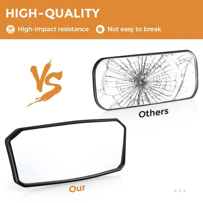 Convex Wide-Angle Center Mirror, Black for Can-Am Maverick X3, Maverick Sport & Maverick Trail