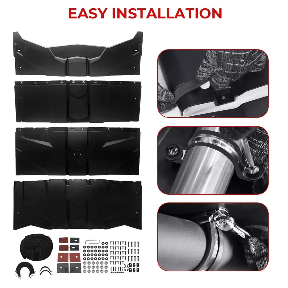 Hard Plastic Roof Top, 4-Door, Matte Black for Can-Am Maverick X3 (2017–2026)