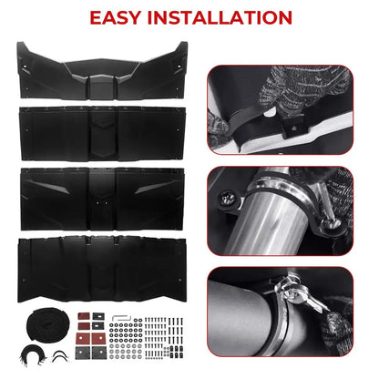 Hard Plastic Roof Top, 4-Door, Matte Black for Can-Am Maverick X3 (2017–2026)