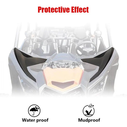 Front Fender Decorative Plate Cover, ABS for Can-Am Maverick X3 (2017–2023)
