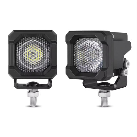 2-Inch LED Spot/Flood Pod Lights, Plug and Play for Can-Am Commander & Maverick X3