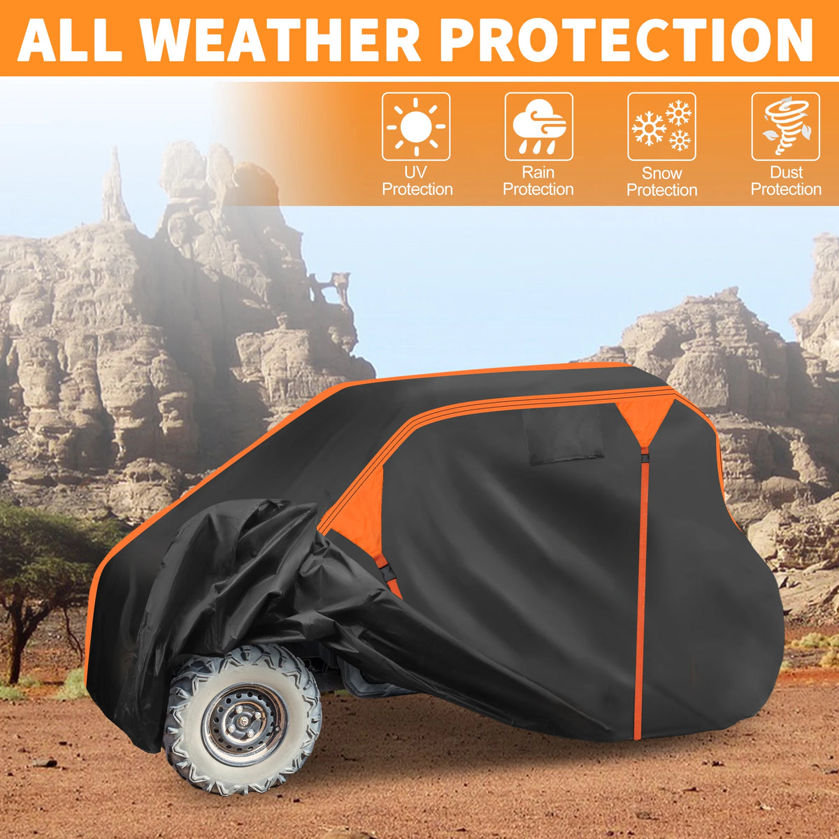 Waterproof 4-Seat Side-by-Side Cover for Can-Am Maverick X3 (2017–2026)