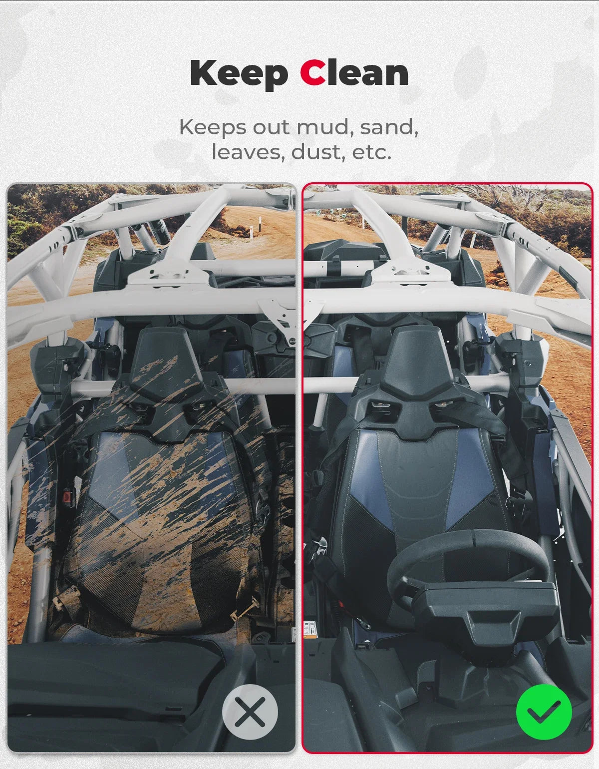 Heavy-Duty Aluminum Front Hard Door Panel Inserts for Can-Am Maverick X3 (2017–2026)