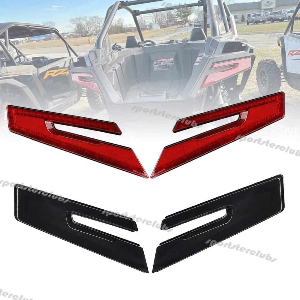Left & Right Rear LED Brake Tail Light Assembly for Polaris RZR Pro XP, RZR Turbo R & RZR Pro R