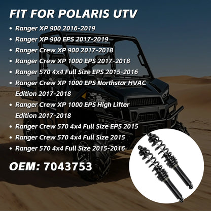Rear Shock Absorber Replacement Kit for Polaris Ranger 570, Ranger XP 900 & Ranger XP 1000