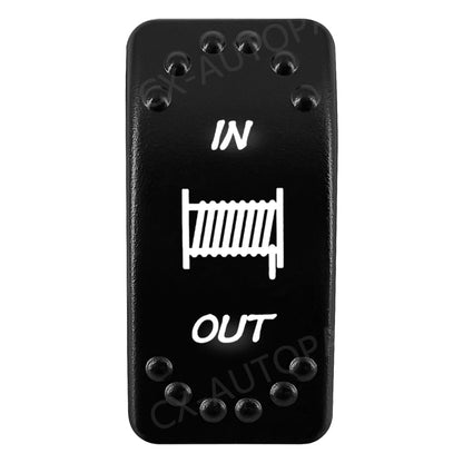 Waterproof Backlit Rocker Switch, 20A 12V for UTV & SXS