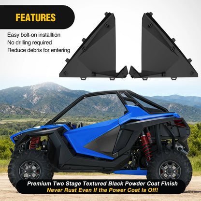 Nilight Lower Door Insert Panels, 2-Door for Polaris RZR Pro XP, RZR Pro R & RZR Turbo R