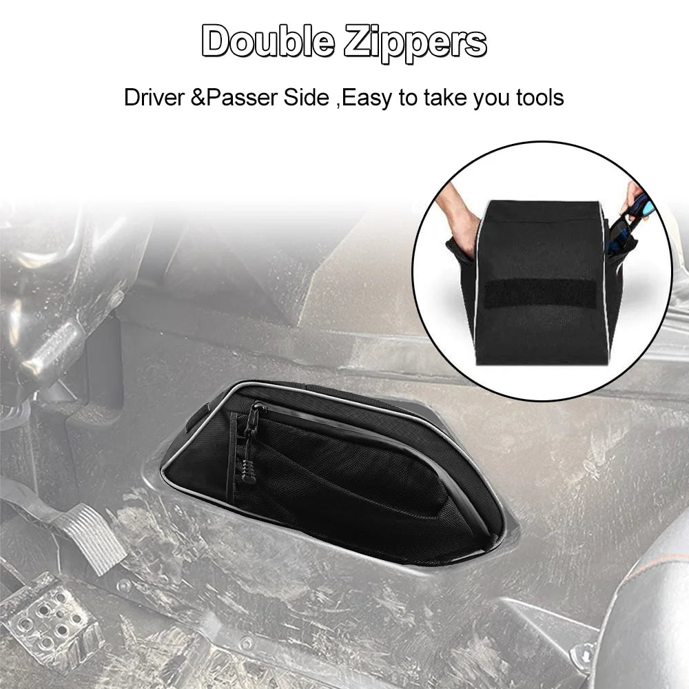 Center Seat Console Tool Storage Bag for Polaris General (2016–2023)
