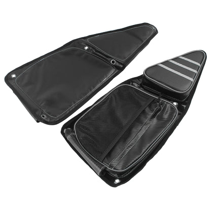 Heavy-Duty Front Door Storage Bags with Knee Pads for Polaris RZR XP 1000 & RZR 900