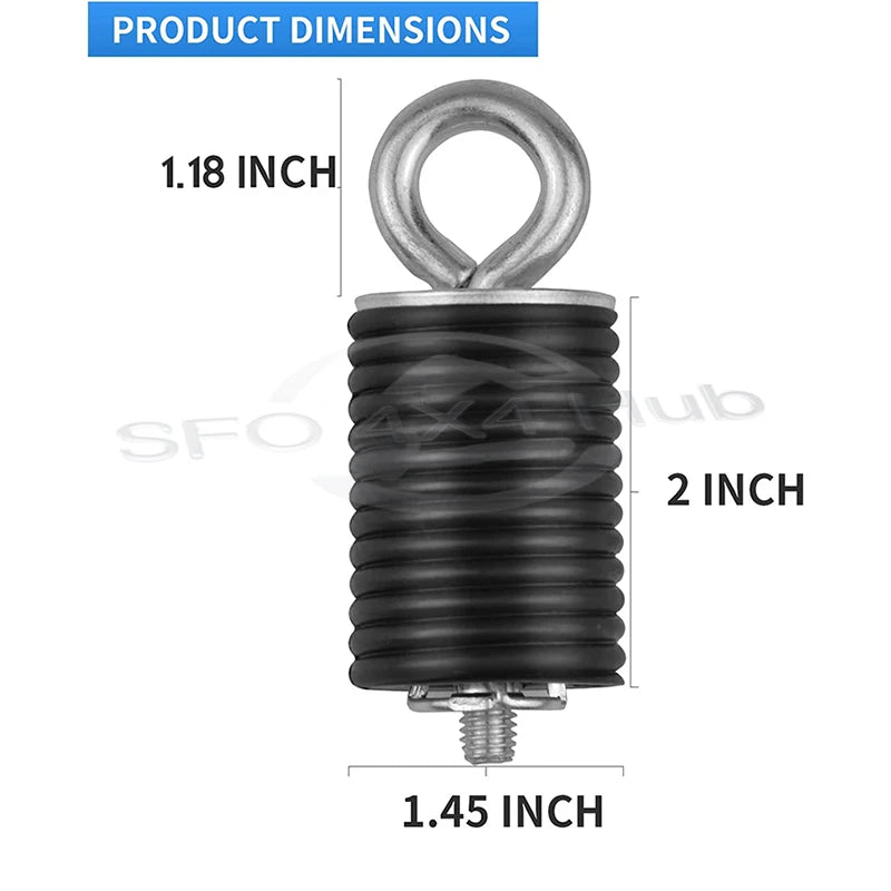 Cargo Bed Tie-Down Anchors (6-Pack) for Polaris General, Ranger XP 1000 & More