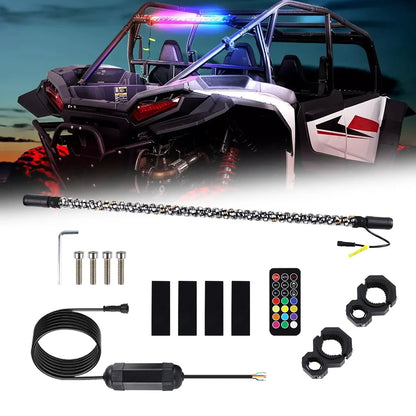 30-Inch LED Chase Light Bar with Strobe and Brake for UTV & SXS
