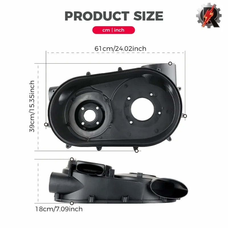 Inner and Outer Clutch Backplate Cover Set for Can-Am Maverick X3 (2017–2026)