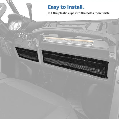 Front & Rear Dash Storage Basket with Nets for Can-Am Defender (2016–2026)