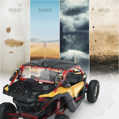 Clear PC Rear Window for Can-Am Maverick X3 (2017–2025)