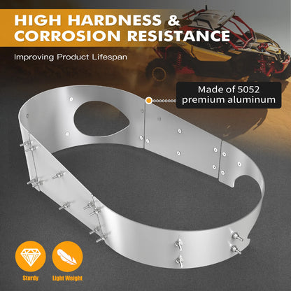 NICECNC Aluminum Belt Clutch Cover Guard for Can-Am Maverick X3 (2017–2021)