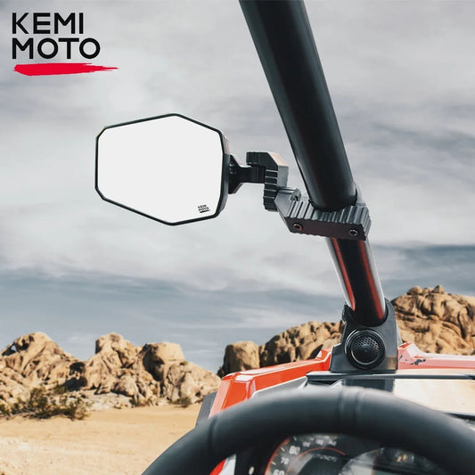 Adjustable Side Mirrors for 1.65–2 Inch Roll Bars for UTV & SXS