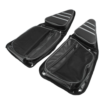 Front Door Storage Bags with Knee Pads, Left & Right for Polaris RZR XP 1000 & RZR 900