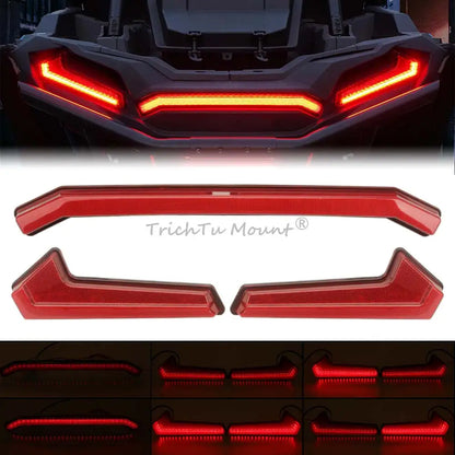 3-Piece LED Rear Tail and Center Brake Light Kit for Polaris RZR XP 1000 & RZR XP Turbo