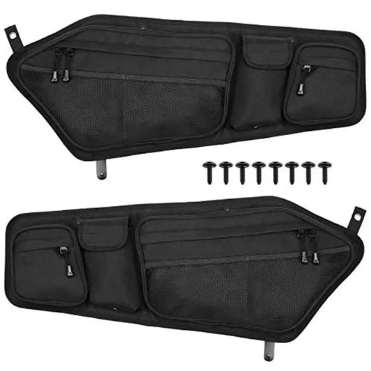 Front Door Storage Bag Organizer Pocket for Polaris RZR Pro XP & RZR Turbo R