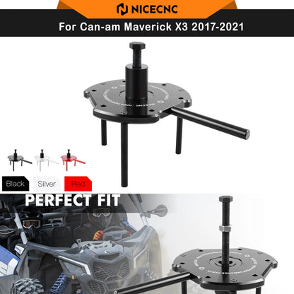 NICECNC Primary and Secondary Clutch Removal Tool Kit for Can-Am Maverick X3 (2017–2021)