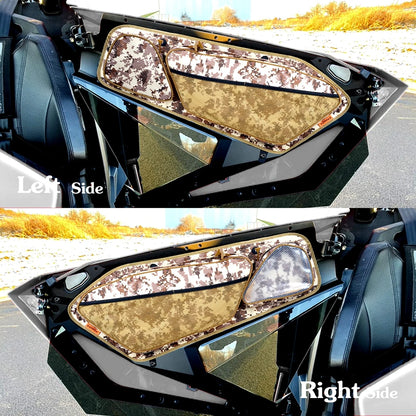 1680D Door Storage Bags with Removable Knee Pads for Polaris RZR Pro XP (2020–2022)
