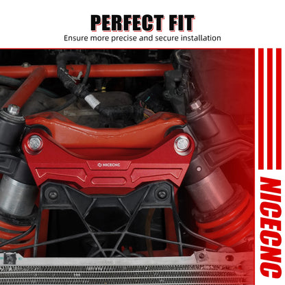 NICECNC Front Upper Shock Brace Bracket for Can-Am Maverick X3 (2017–2018)