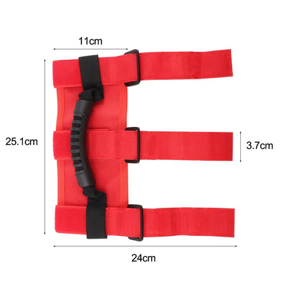Heavy-Duty Nylon Roll Bar Grab Handles, 1.5–2 Inch for UTV & SXS