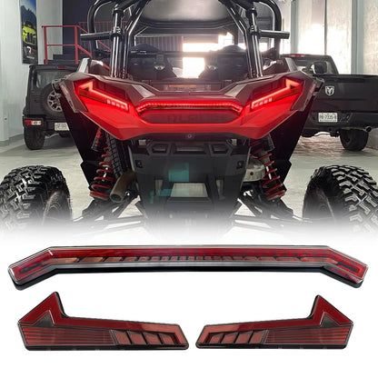 Smoked Red LED Center Brake Light Assembly for Polaris RZR XP 1000 (2019–2023)