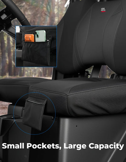 KEMIMOTO Oxford Seat Cover Set with Wingback for Polaris Ranger XP 1000 (2022–2025)