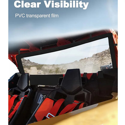 Soft Rear Windshield Wind Cover for Can-Am Maverick X3 (2017–2026)