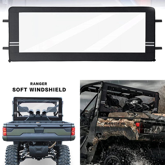 PVC Waterproof Rear Window Panel for Polaris Ranger XP 1000 & Ranger XP 900