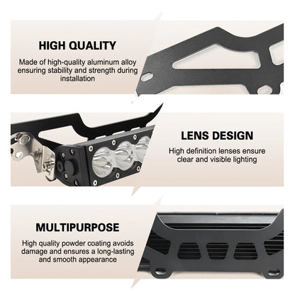 11-Inch 60W LED Light Bar with Grille Bracket Kit for Can-Am Maverick X3 (2017–2023)