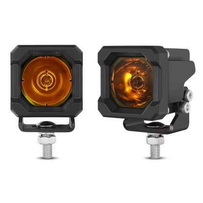 2-Inch LED Spot/Flood Pod Lights, Plug and Play for Can-Am Commander & Maverick X3